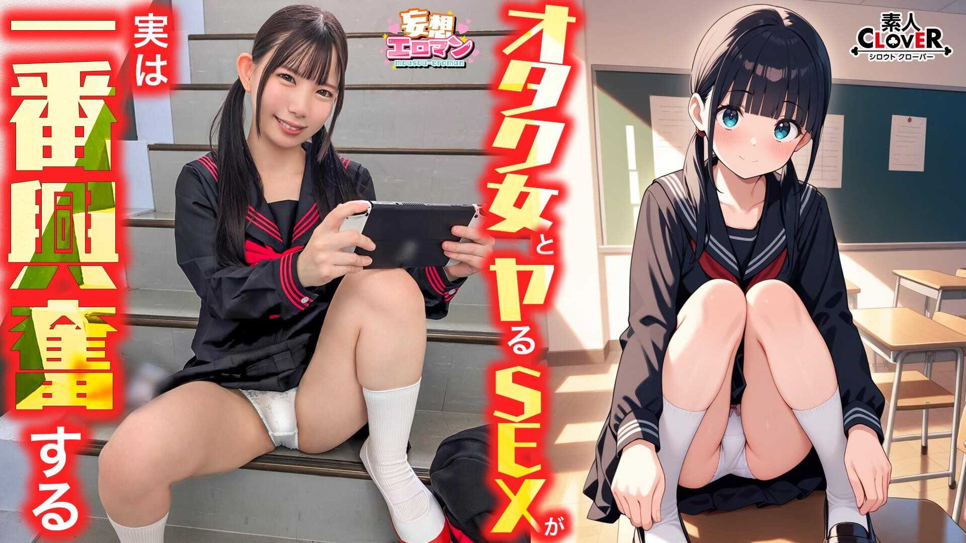 STCVS-040 【Sex with Otaku Girls is Actually the Most Thrilling!】①Seduced by the Class Otaku Girl, Lose My Virginity☆ & Pop Her Cherry Too!?②During Break Time Behind the Gym, on the Stairs to the Rooftop, Wild Fuckin' Anytime Anywhere!③Reveal Our Hidden True Feeling