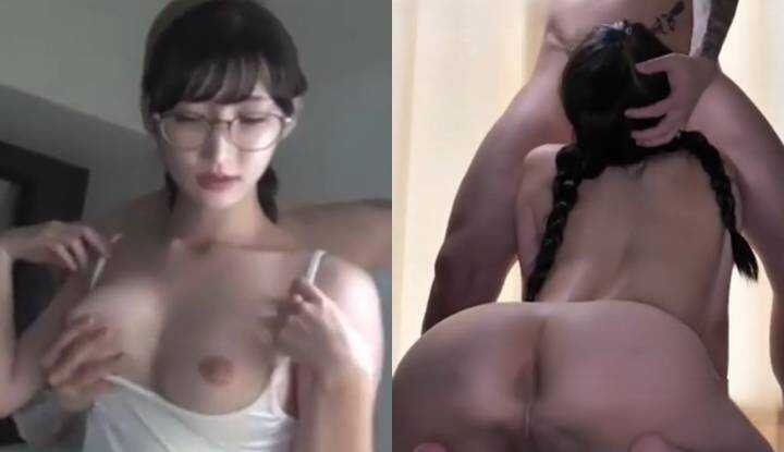 Top-tier, unbeatable figure! Wearing glasses to try and act like a lady, she got thoroughly fucked horny and kept talking.