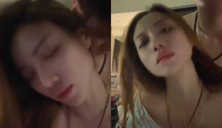 Sex after getting up, ending with a perfect creampie