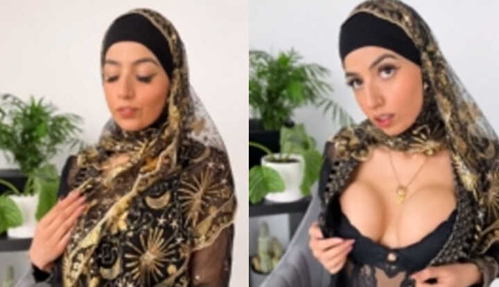 Aaliyah Yasin - Sneaky Blonde Girl's Sensual Massive Tits Exposed, Exotic Seduction OnlyFans video leaked