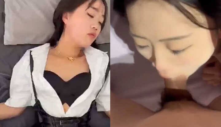 Newlywed Wife's Cheating Sex Tape Leaked! Fucked by Husband at Home, Then Creampied by Dirty Old Man Non-Stop – Studio Apartment Crammed with Hookups, Pussy Size Off the Charts in Same Frame!