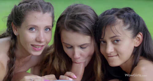 WowGirls Shrima Malati Stefanie Moon And Elle Rose Incredible Foursome